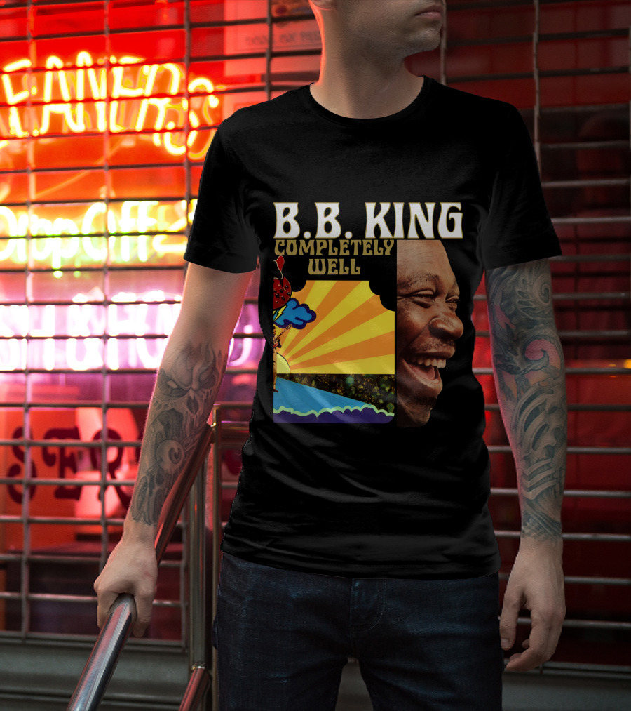 B.B. King Completely Well Vibrant Illustration With Smiling Face T-Shirt