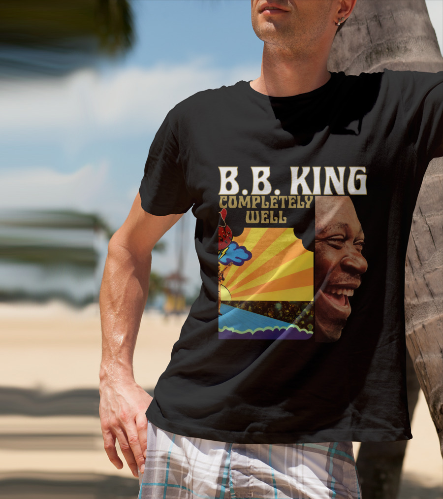 B.B. King Completely Well Vibrant Illustration With Smiling Face T-Shirt