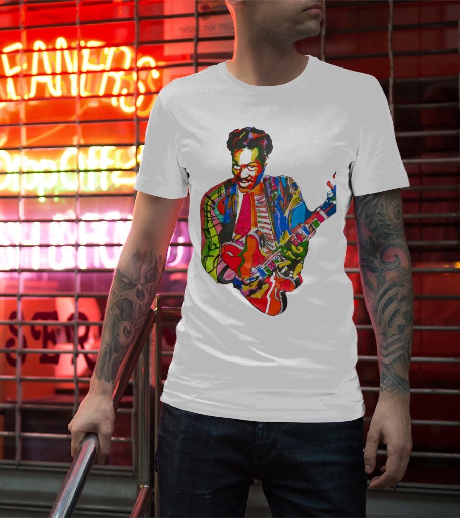 Cbr 03 Psychedelic Guitar Legend Multicolor T-Shirt