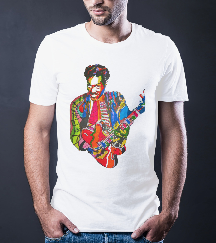 Cbr 03 Psychedelic Guitar Legend Multicolor T-Shirt