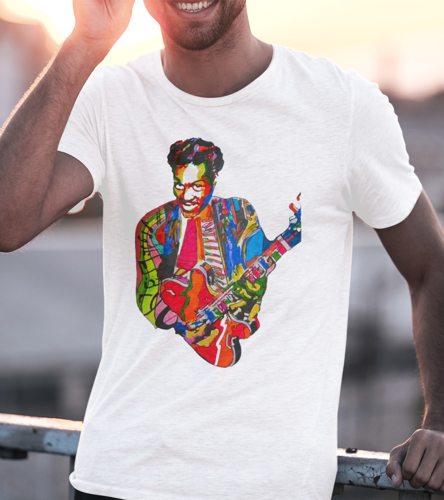 Cbr 03 Psychedelic Guitar Legend Multicolor T-Shirt