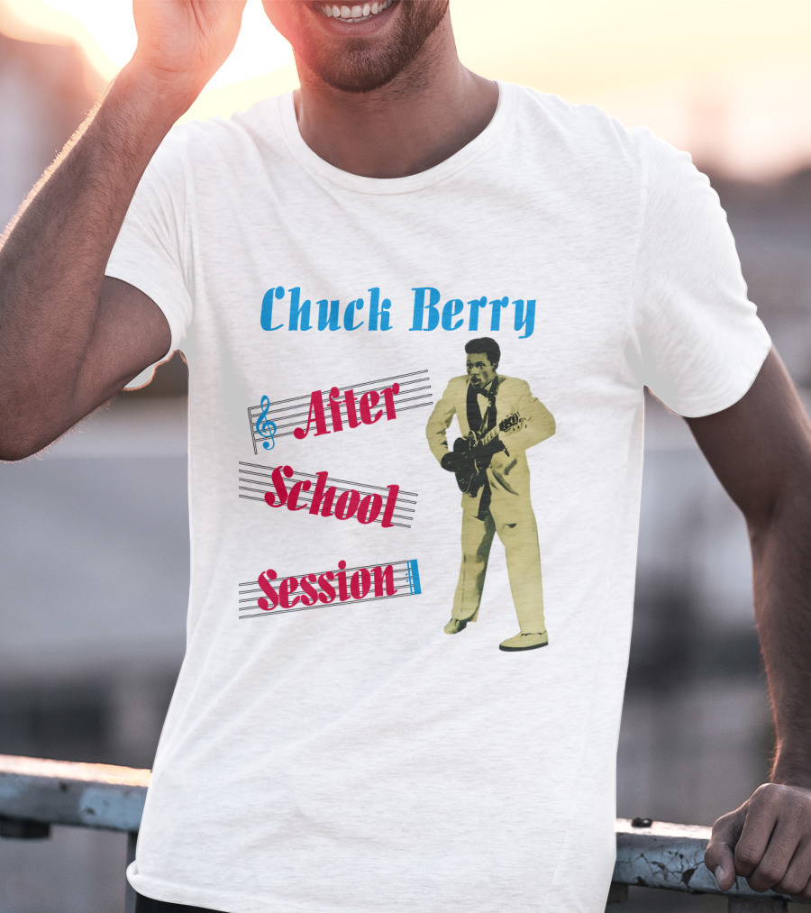 Chuck Berry After School Session Music Legend T-Shirt
