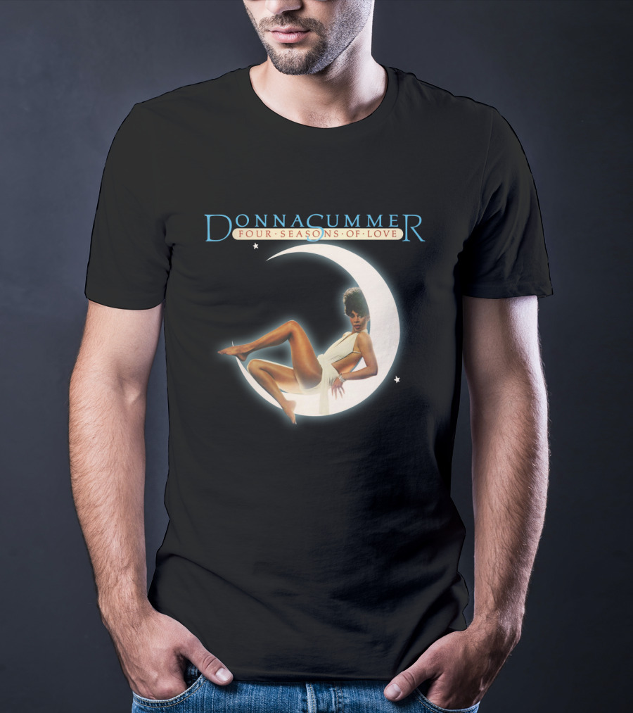 Donna Summer Four Seasons Of Love Crescent Moon T-Shirt