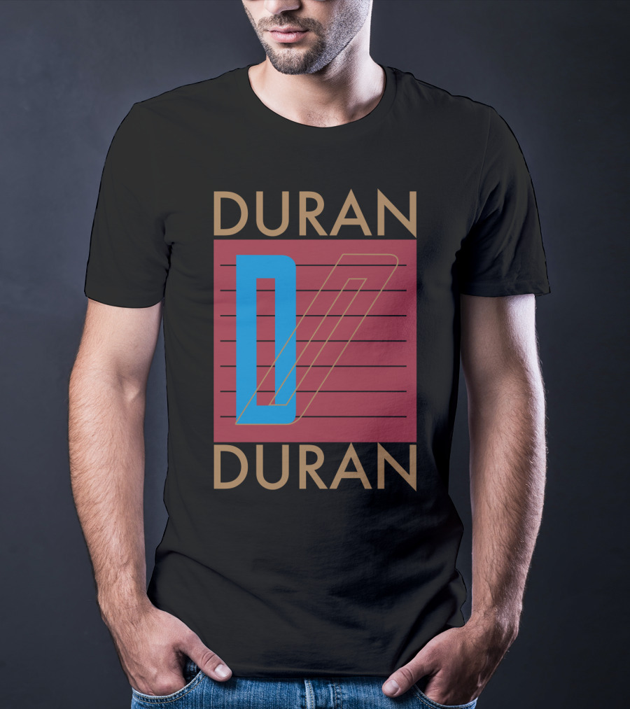 Duran Duran Iconic Logo Design Vintage Style T-Shirt