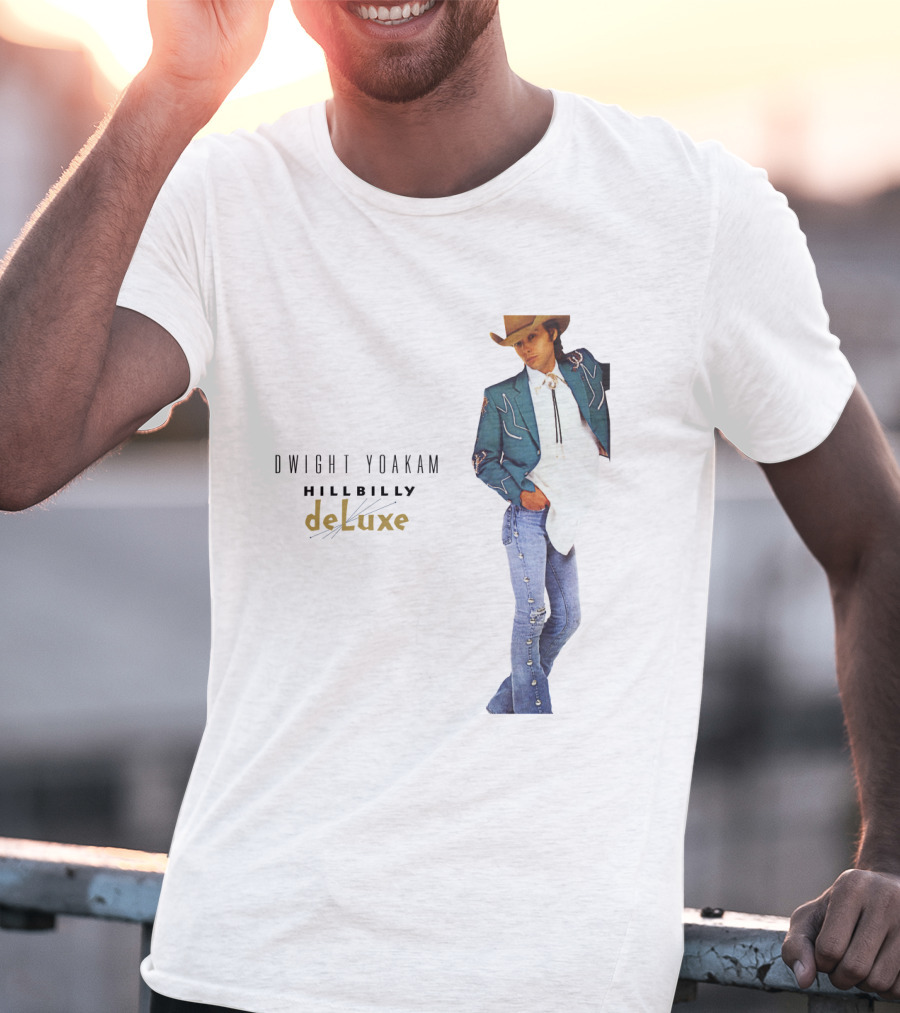 DWIGHT YOAKAM Hillbilly DeLuxe Cowboy T-Shirt