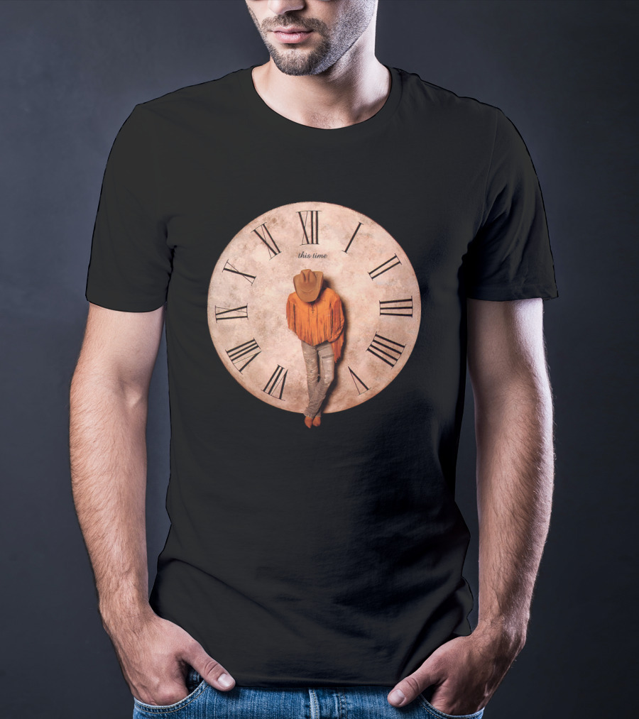 DYK 07 This Time Cowboy Clock Roman Numerals T-Shirt