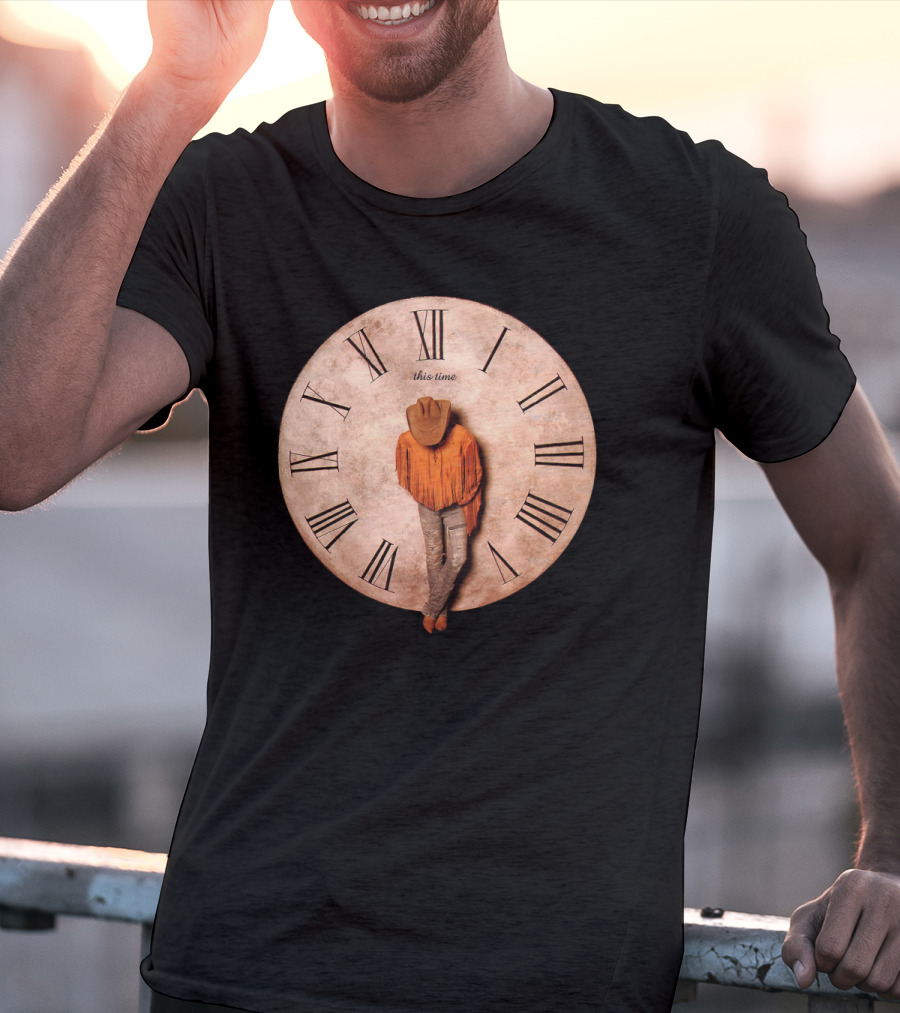 DYK 07 This Time Cowboy Clock Roman Numerals T-Shirt
