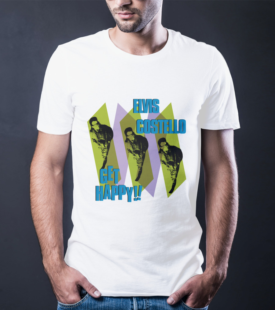 Elvis Costello Get Happy EVCTL 10 Be T-Shirt