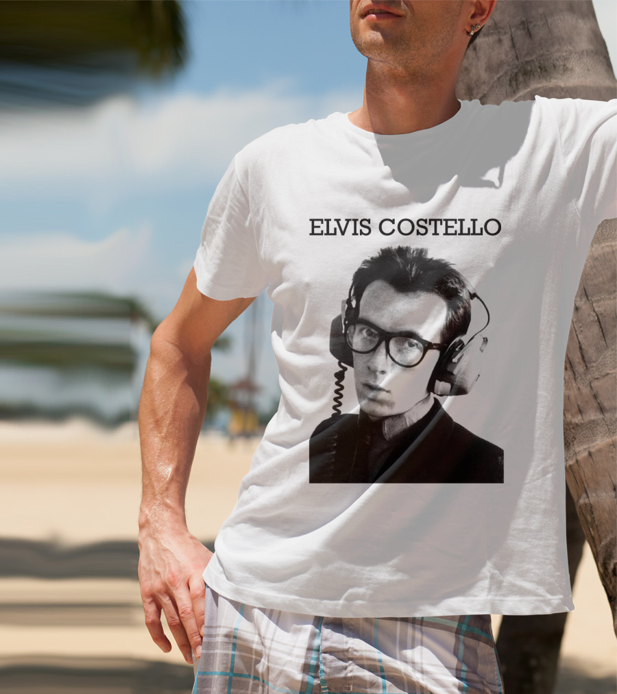 Elvis Costello EVCTL 16 Stereophonic Headphones T-Shirt