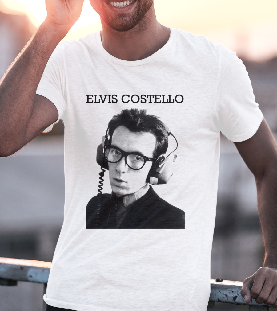 Elvis Costello EVCTL 16 Stereophonic Headphones T-Shirt