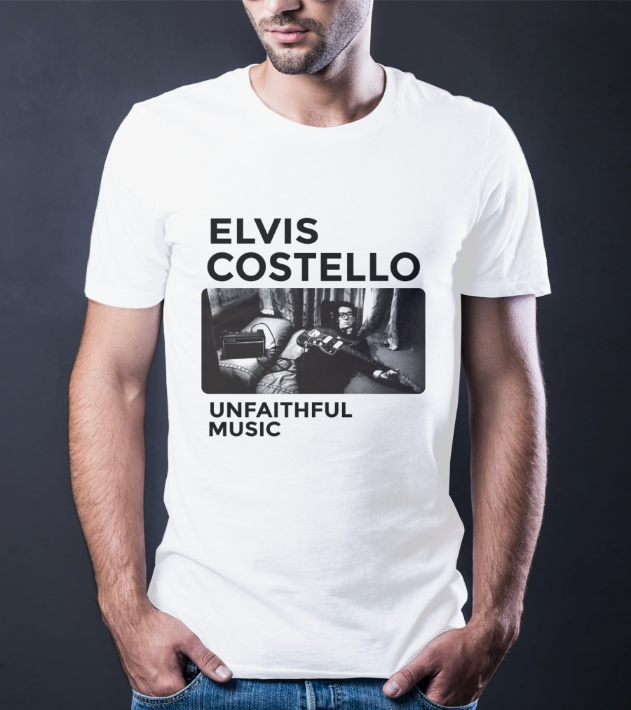 Elvis Costello Unfaithful Music Album Cover Image T-Shirt