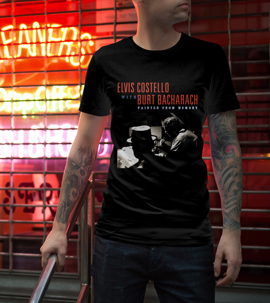 Elvis Costello With Burt Bacharach Painted From Memory T-Shirt