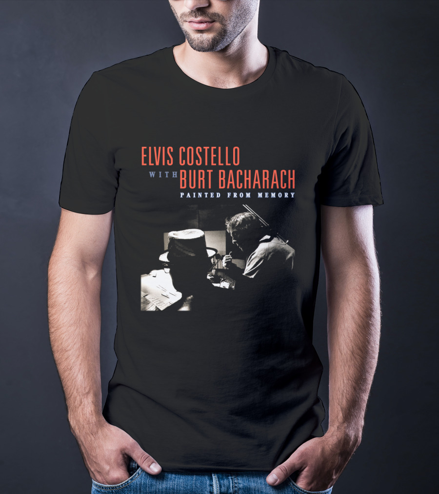 Elvis Costello With Burt Bacharach Painted From Memory T-Shirt