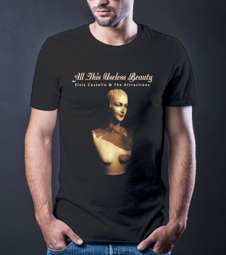 All This Useless Beauty Elvis Costello And The Attractions Mannequin Bust T-Shirt