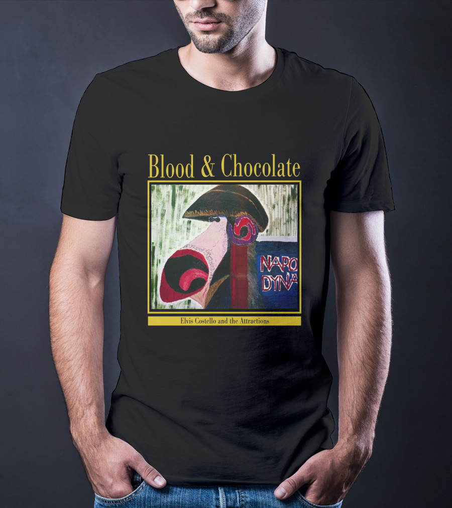 Blood And Chocolate Elvis Costello And The Attractions Napo Dyno T-Shirt