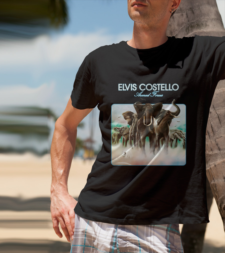 Elvis Costello Armed Forces Elephant T-Shirt