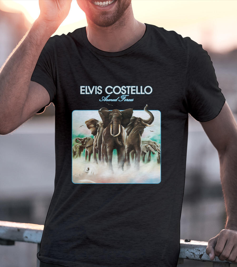 Elvis Costello Armed Forces Elephant T-Shirt