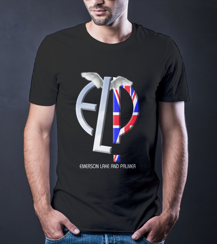 Emerson Lake And Palmer Elp 02 Union Jack Wings T-Shirt