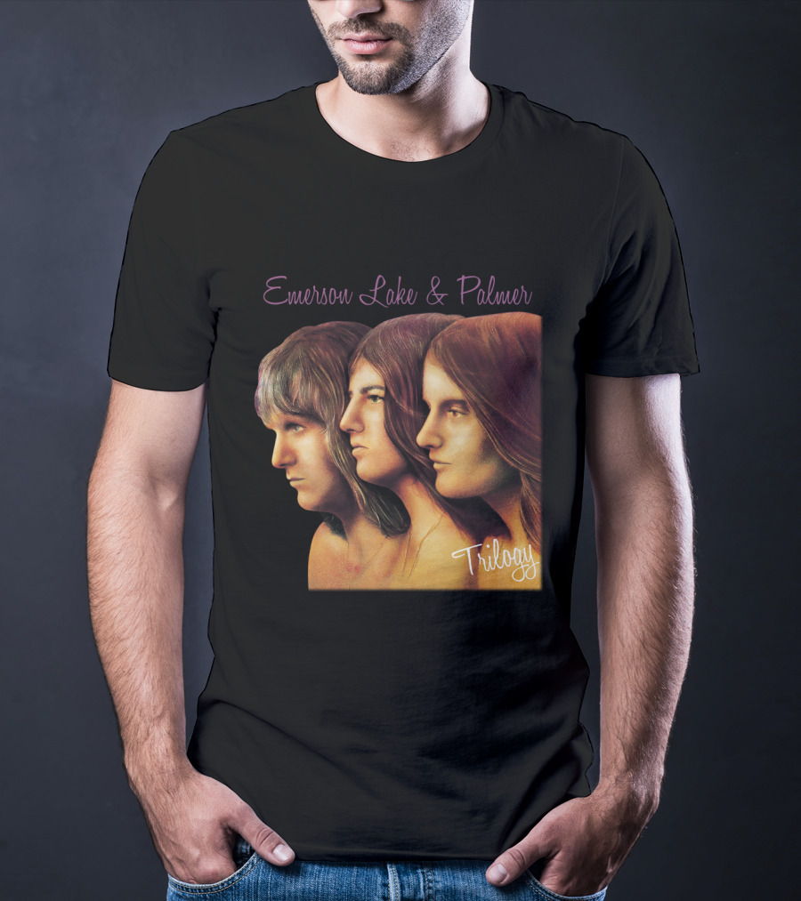 Emerson Lake & Palmer Trilogy Album Cover Art T-Shirt