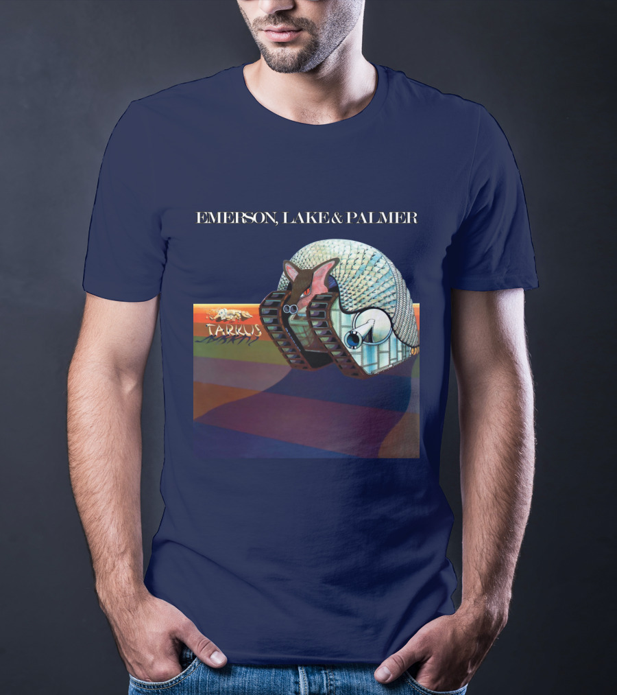 Emerson, Lake And Palmer Tarkus 12 Album Cover T-Shirt