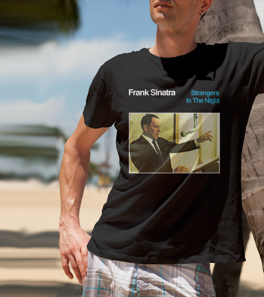 Frank Sinatra Strangers In The Night Classic Album Cover T-Shirt