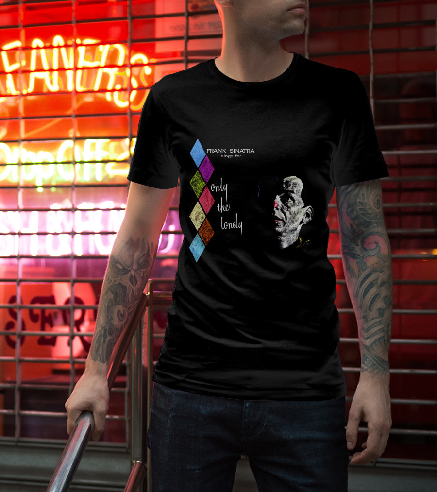 Frank Sinatra Sings For Only The Lonely Diamond Pattern FSNT 02 T-Shirt