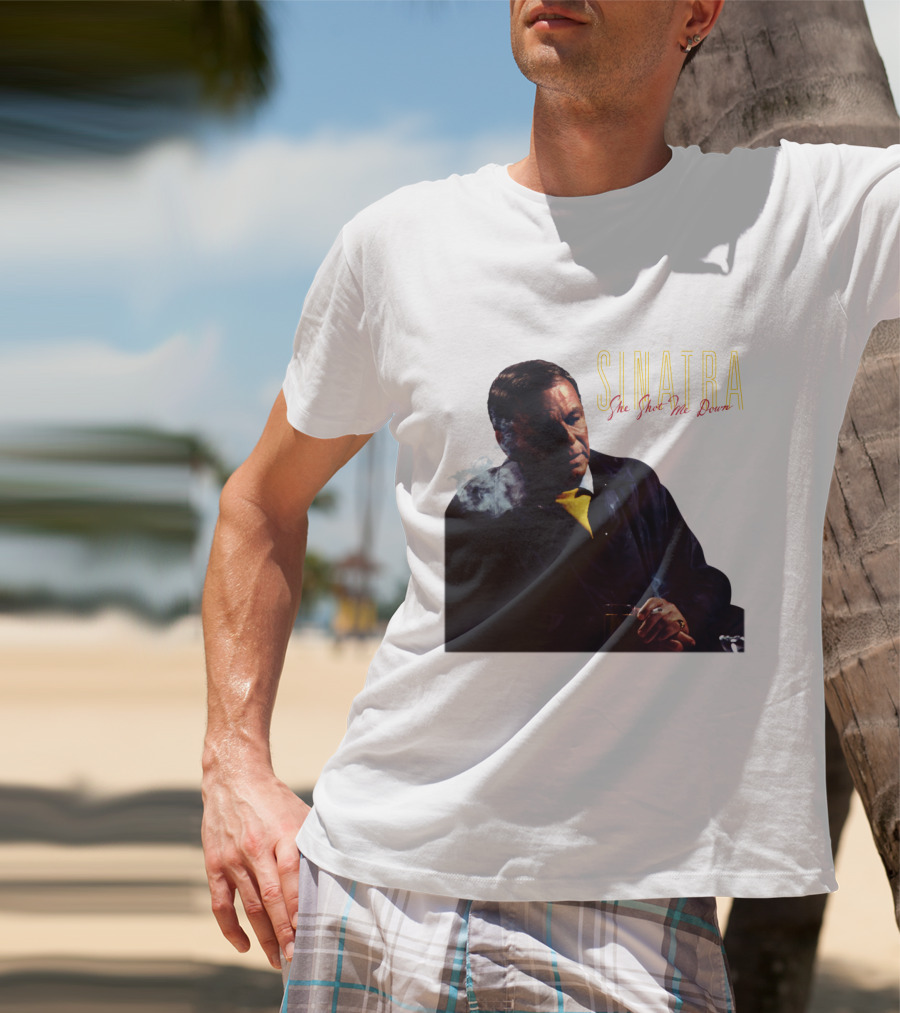 SINATRA She Shot Me Down Smoking Jacket T-Shirt