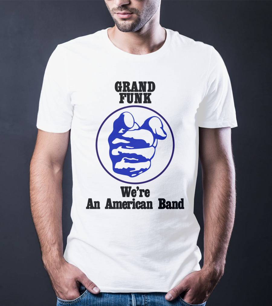 Grand Funk We're An American Band Vintage Fist T-Shirt
