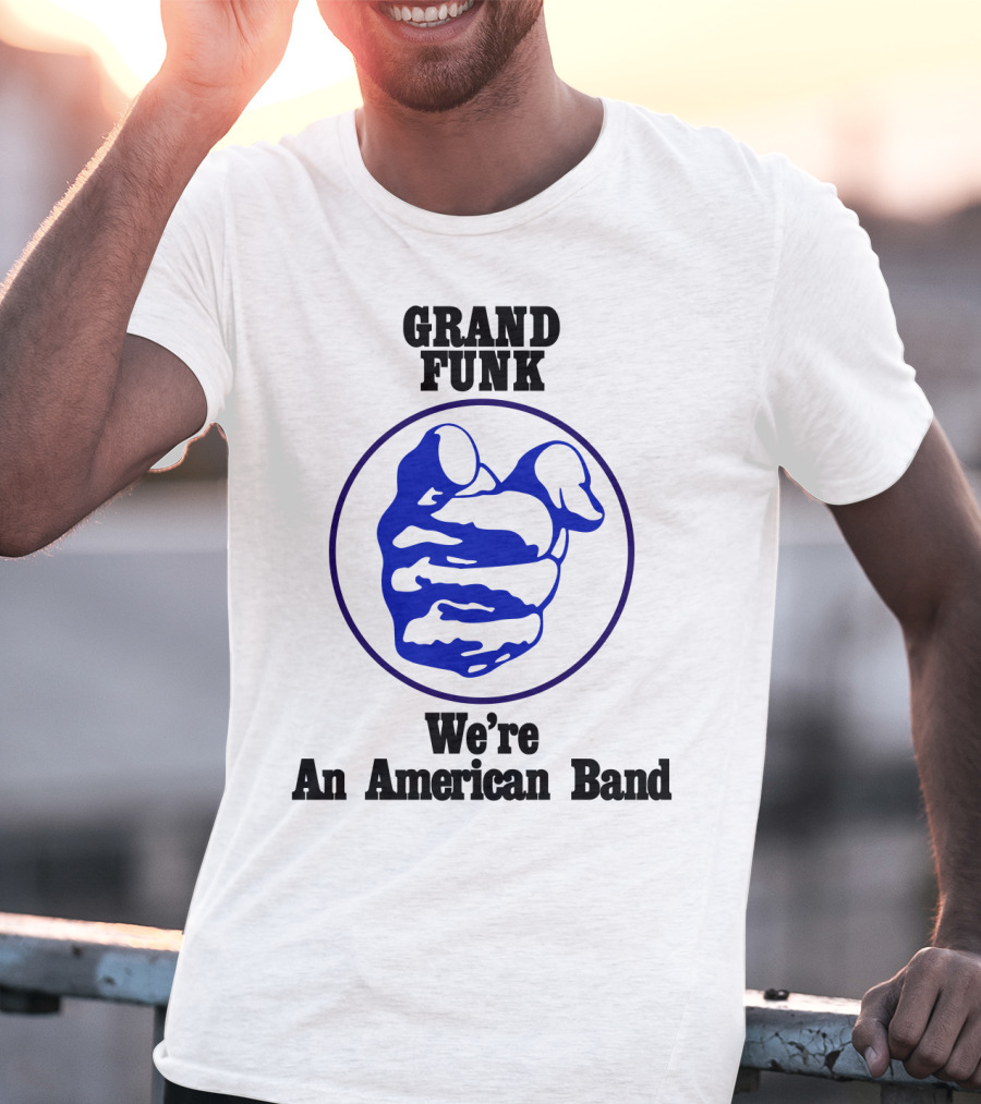 Grand Funk We're An American Band Vintage Fist T-Shirt
