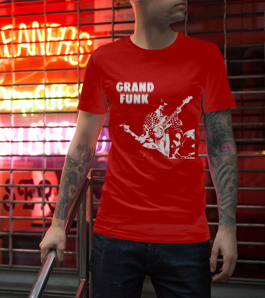 Grand Funk Railroad Band Live Rock Performance GFR 10 T-Shirt