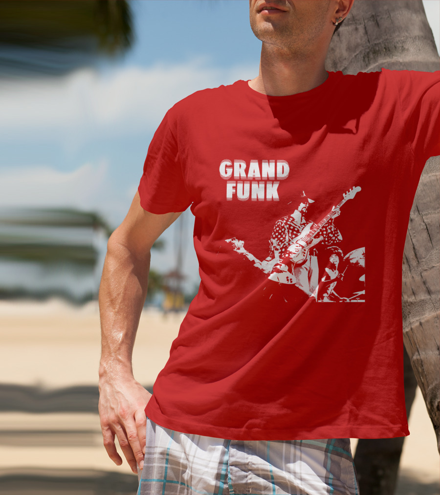Grand Funk Railroad Band Live Rock Performance GFR 10 T-Shirt