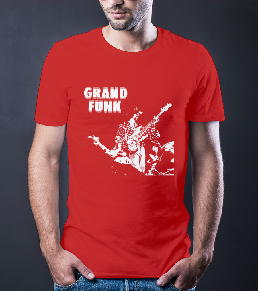 Grand Funk Railroad Band Live Rock Performance GFR 10 T-Shirt