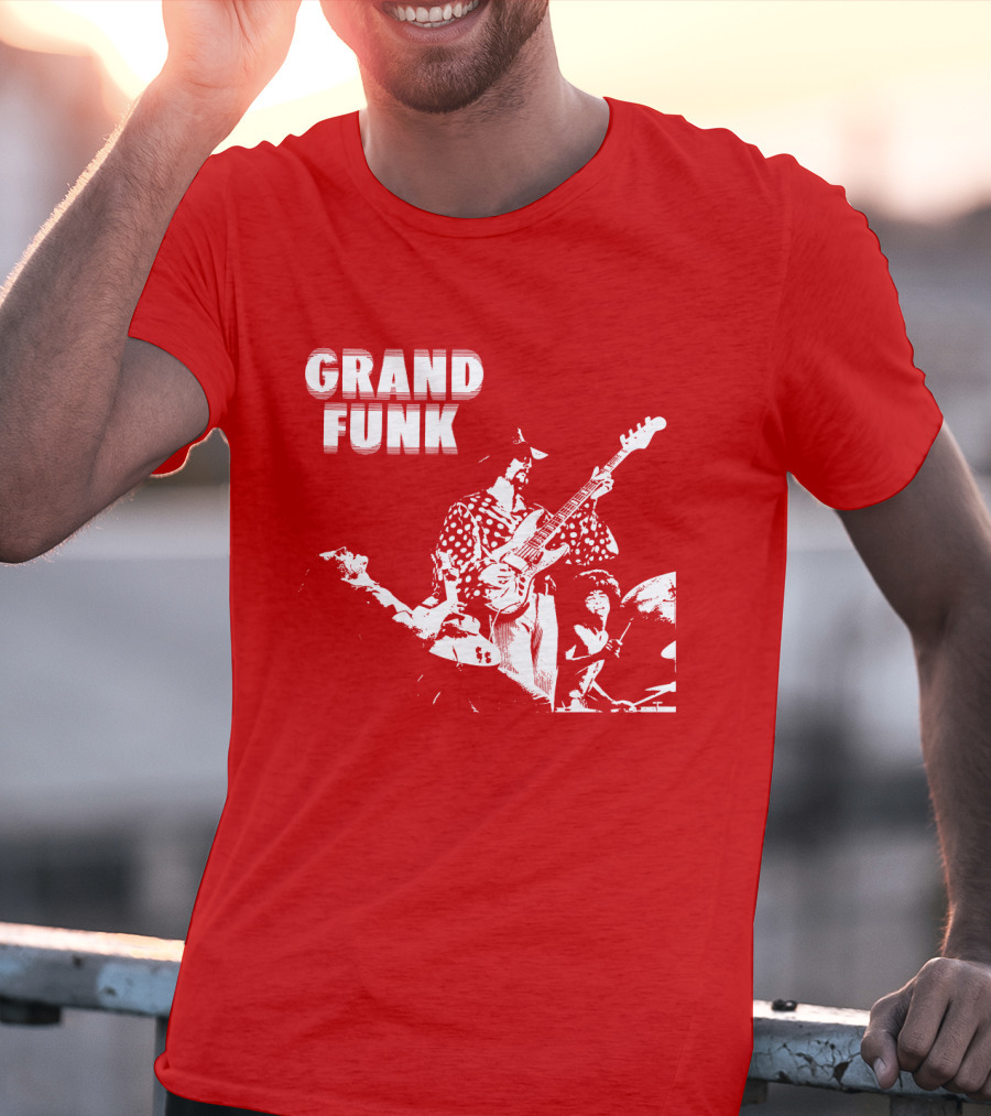 Grand Funk Railroad Band Live Rock Performance GFR 10 T-Shirt