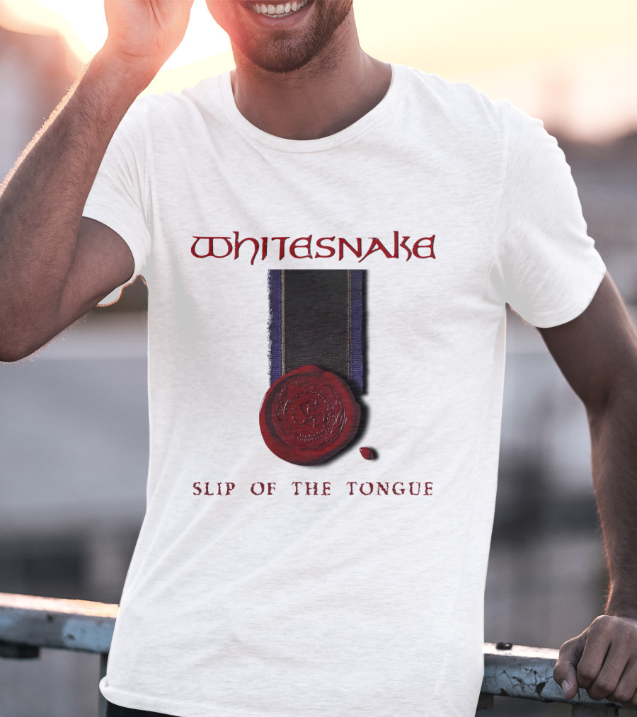 Whitesnake Slip Of The Tongue Red Seal T-Shirt