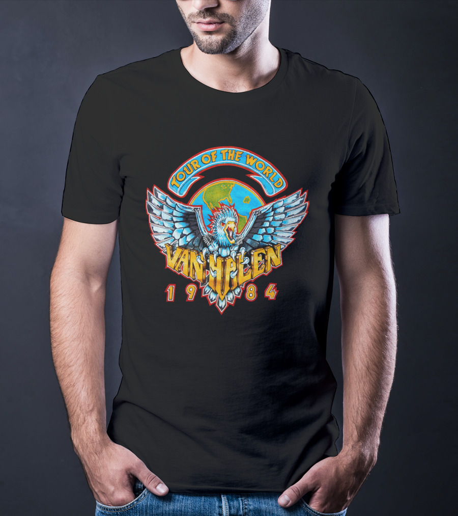 Tour Of The World Van Halen 1984 T-Shirt