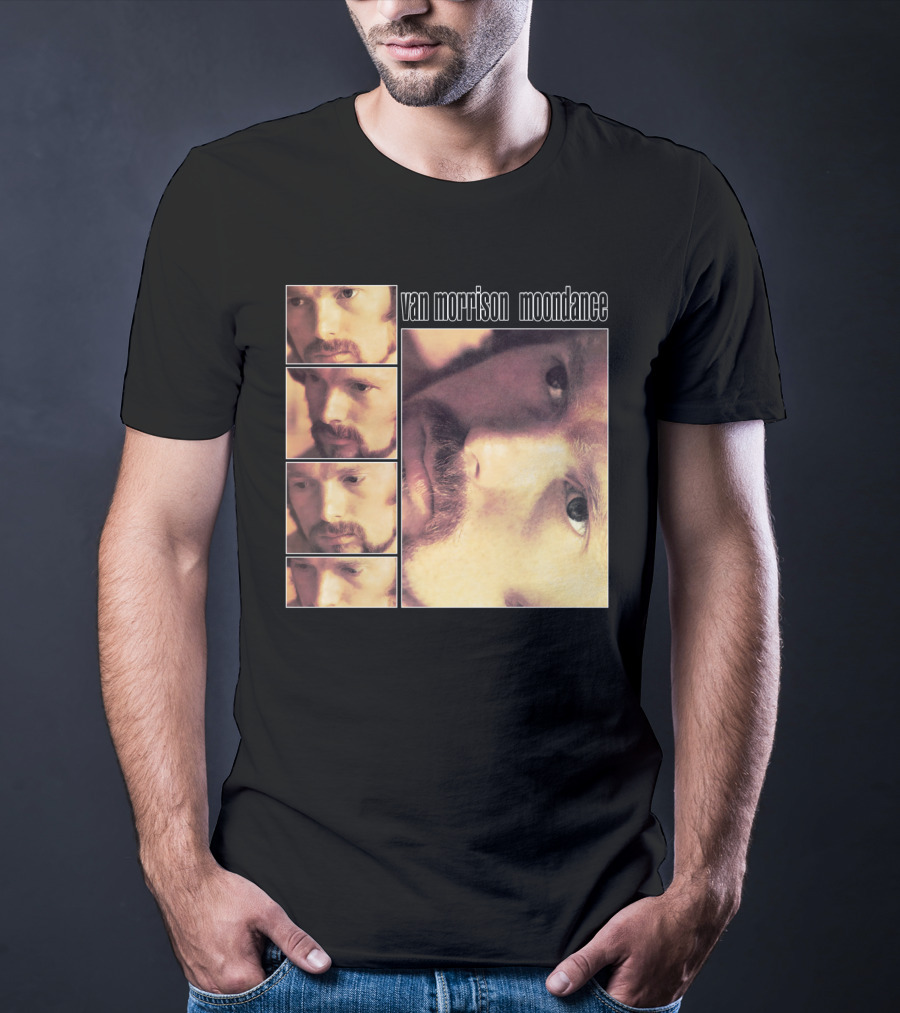 Van Morrison Moondance Album Cover Montage T-Shirt