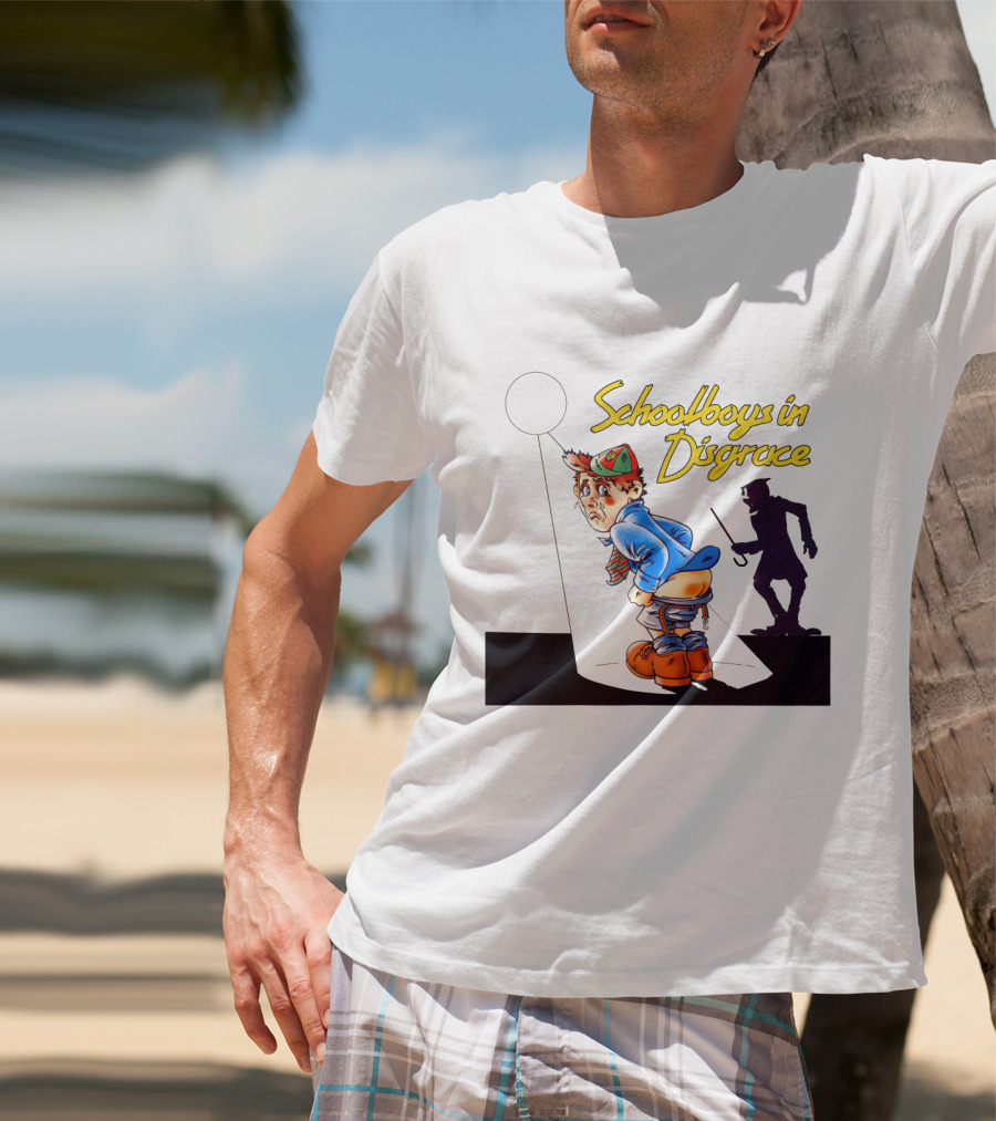 TKK 02 Schoolboys In Disgrace Animation Style Illustration With Shadow Scene T-Shirt
