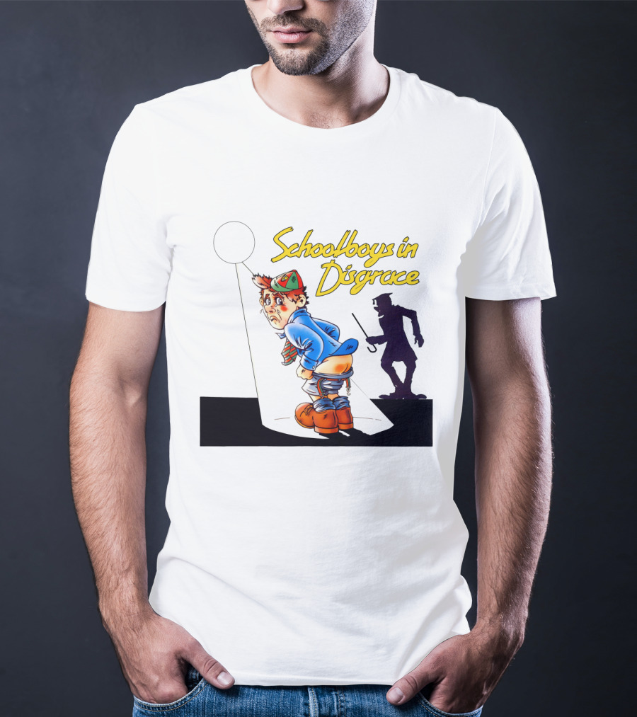 TKK 02 Schoolboys In Disgrace Animation Style Illustration With Shadow Scene T-Shirt