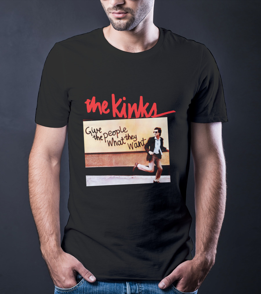 The Kinks Give The People What They Want Running Man Image T-Shirt