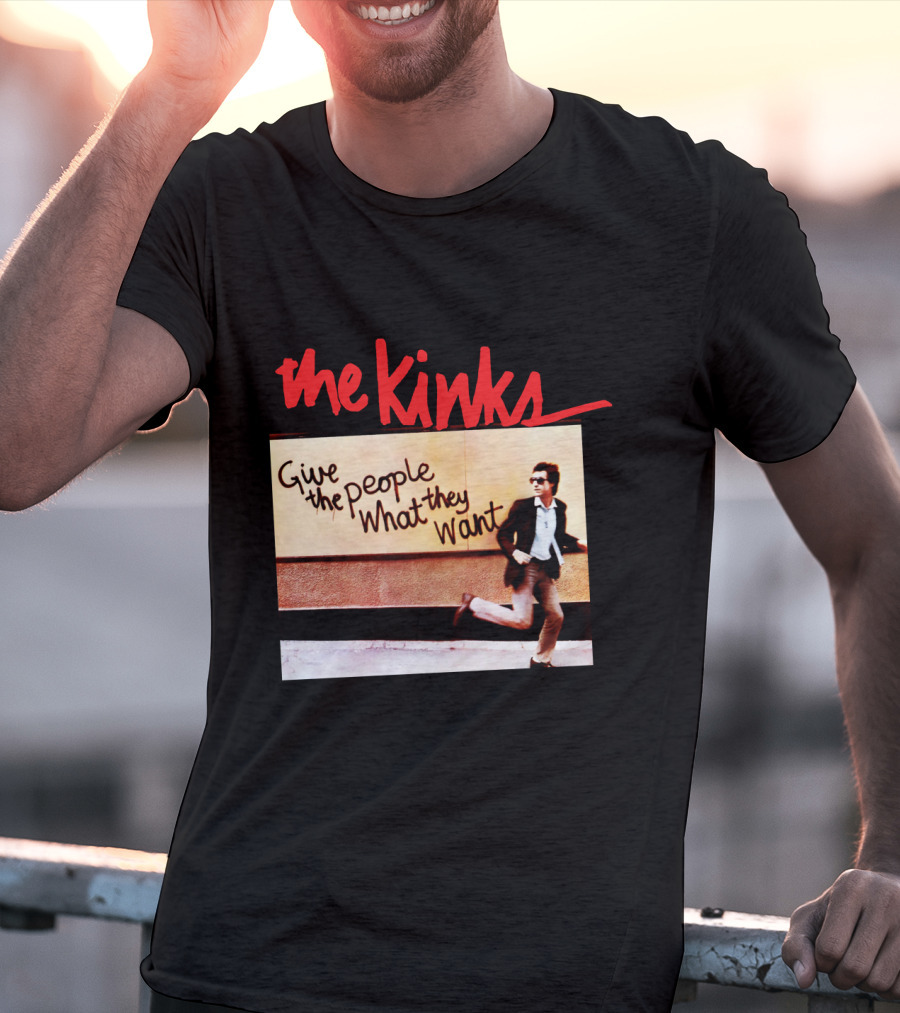 The Kinks Give The People What They Want Running Man Image T-Shirt