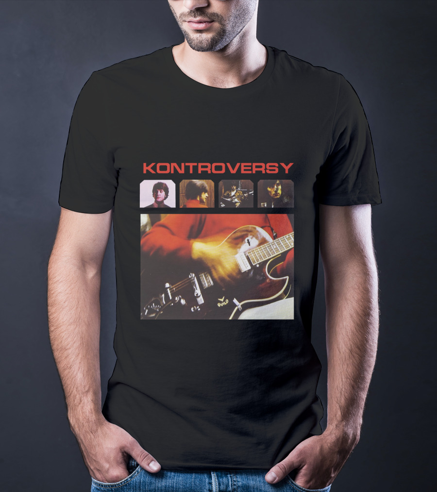 Kontroversy Album Guitar Iconic Band Portraits T-Shirt