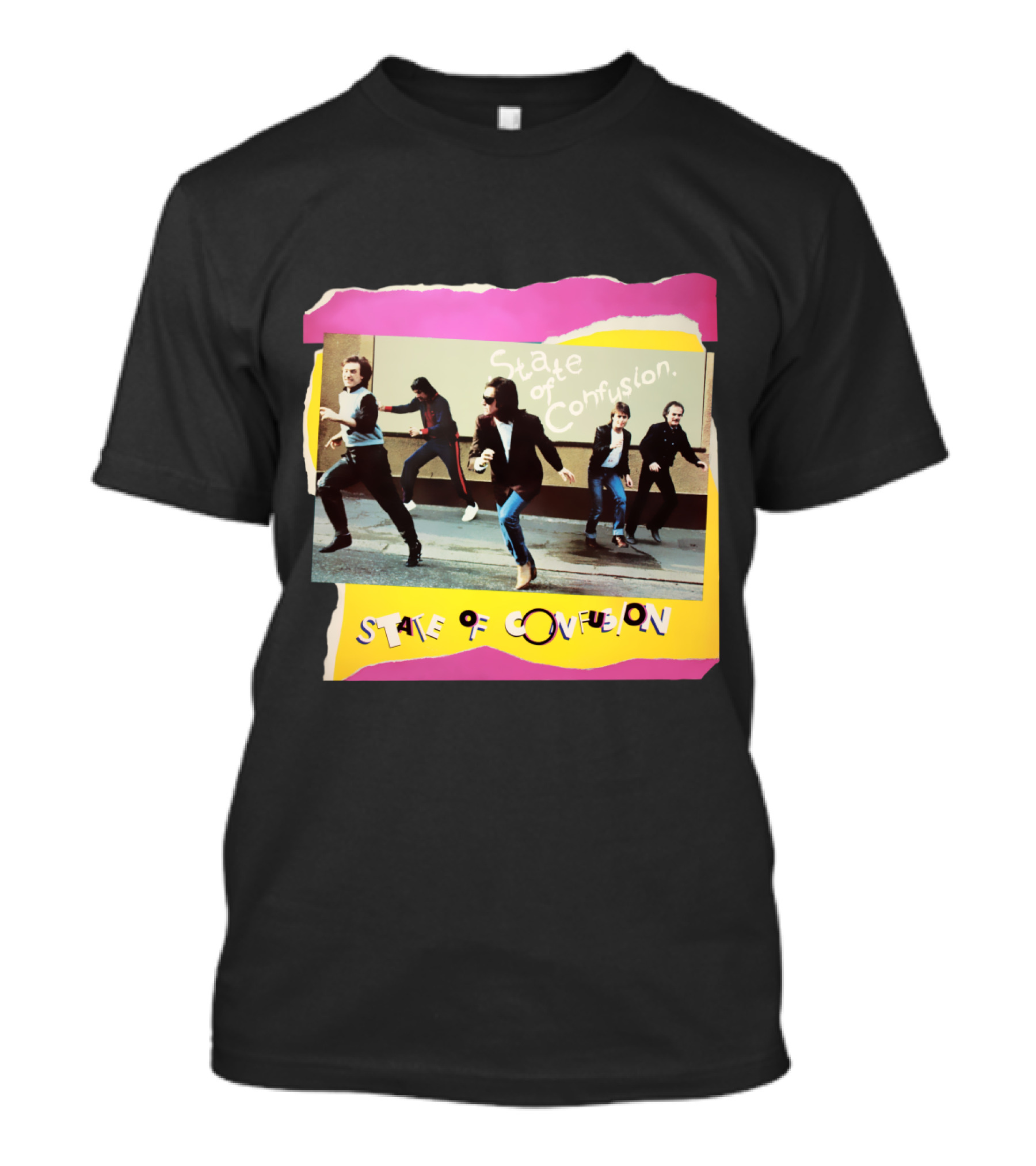 State Of Confusion TKK 21 Running Band Image T-Shirt