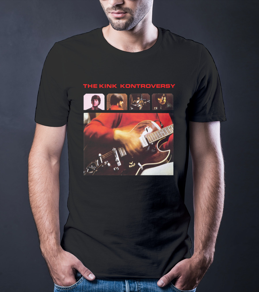 The Kink Kontroversy Album Cover Guitar Photography T-Shirt