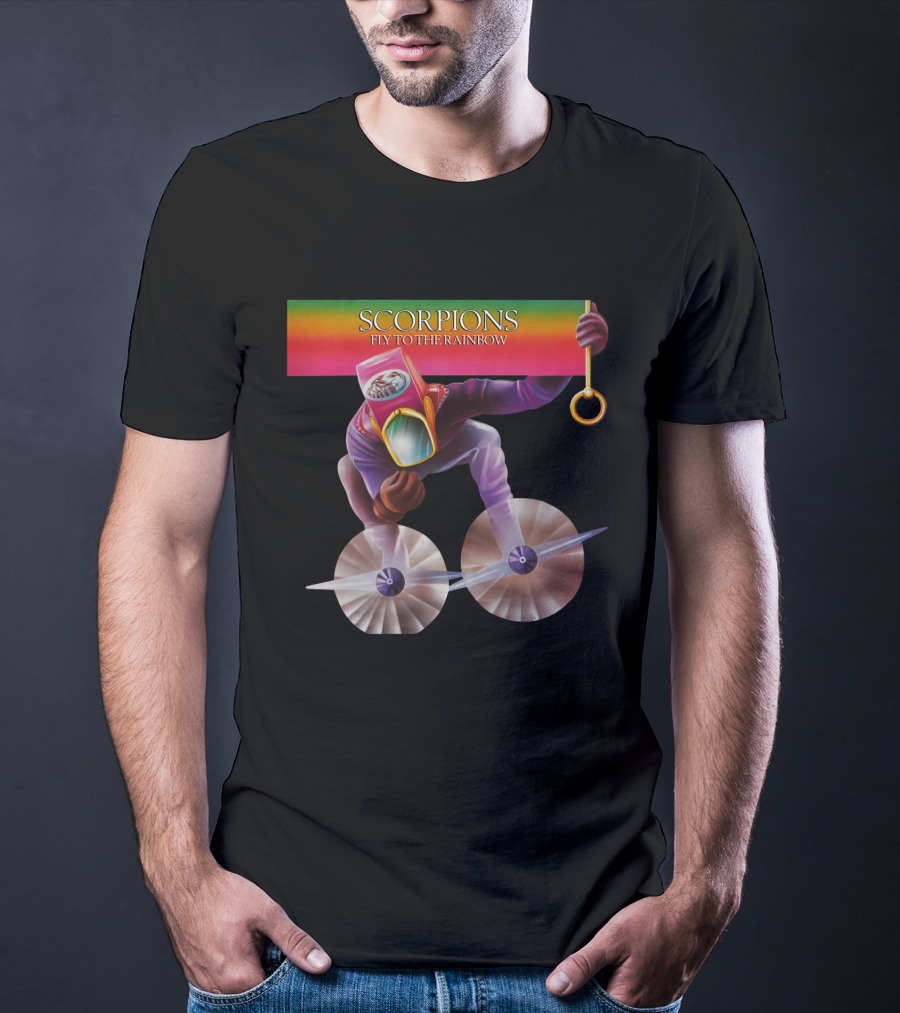 Scorpions Fly To The Rainbow Album Cover Artwork Scp T-Shirt