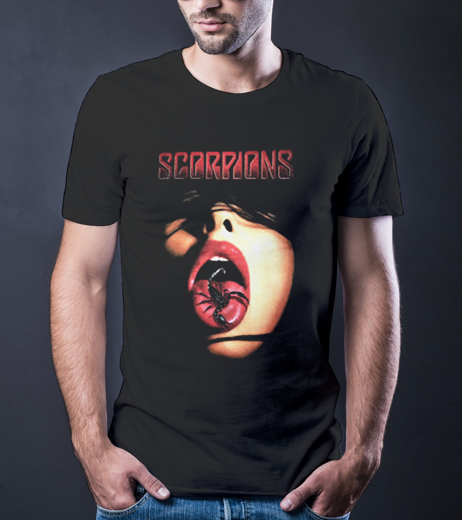 SCORPIONS Face And Mouth With Scorpion T-Shirt