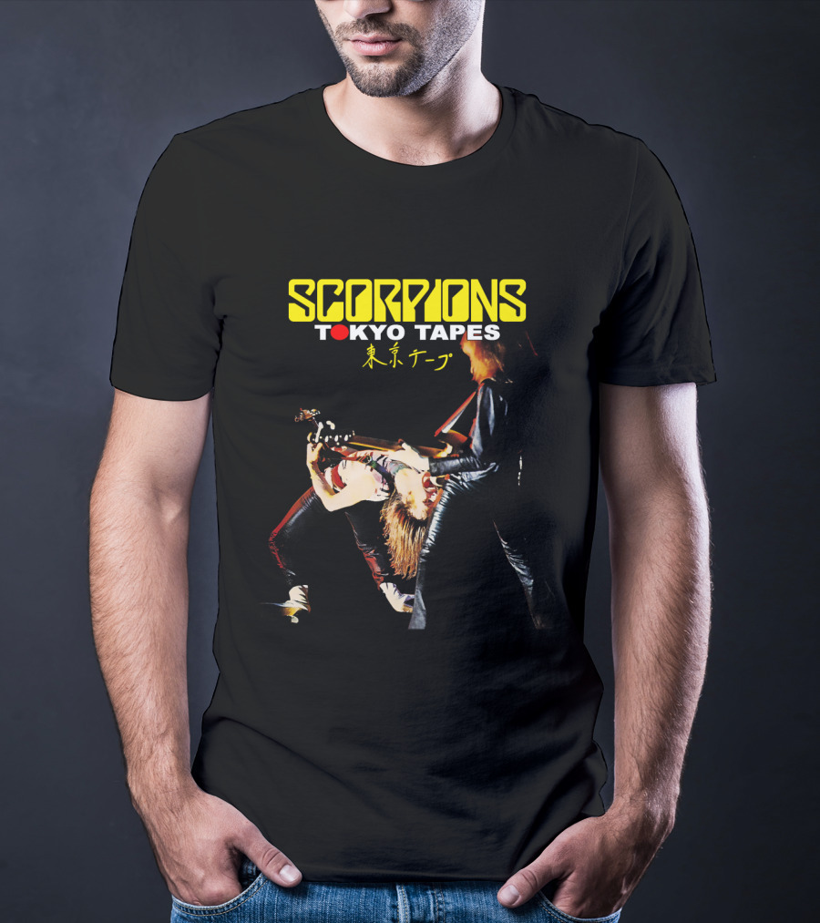 Scorpions Tokyo Tapes Live Performance Japan Rock Band T-Shirt