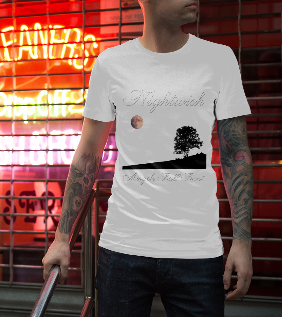 Nightwish Angels Fall First Moon And Tree T-Shirt