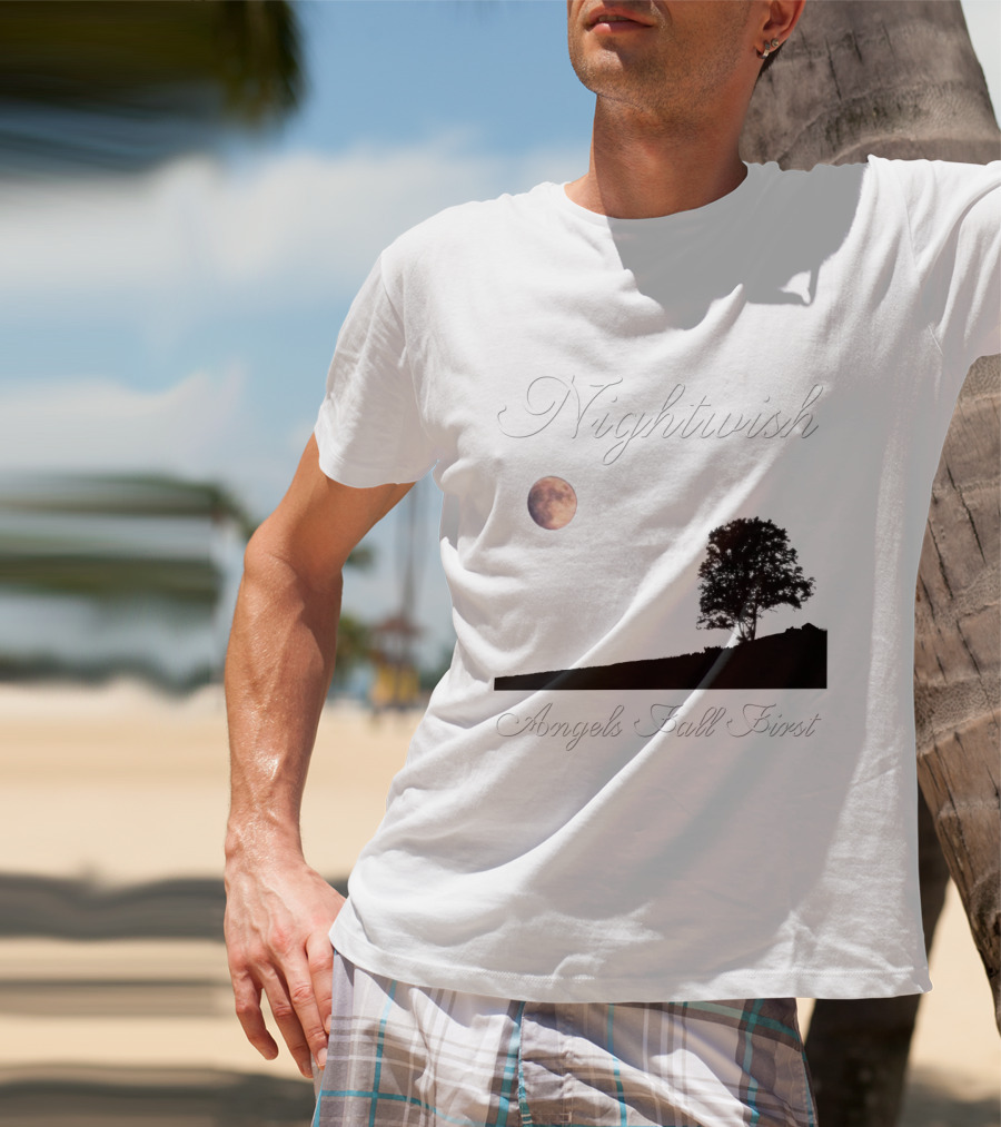 Nightwish Angels Fall First Moon And Tree T-Shirt