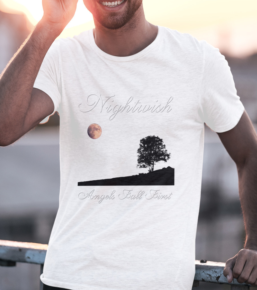 Nightwish Angels Fall First Moon And Tree T-Shirt