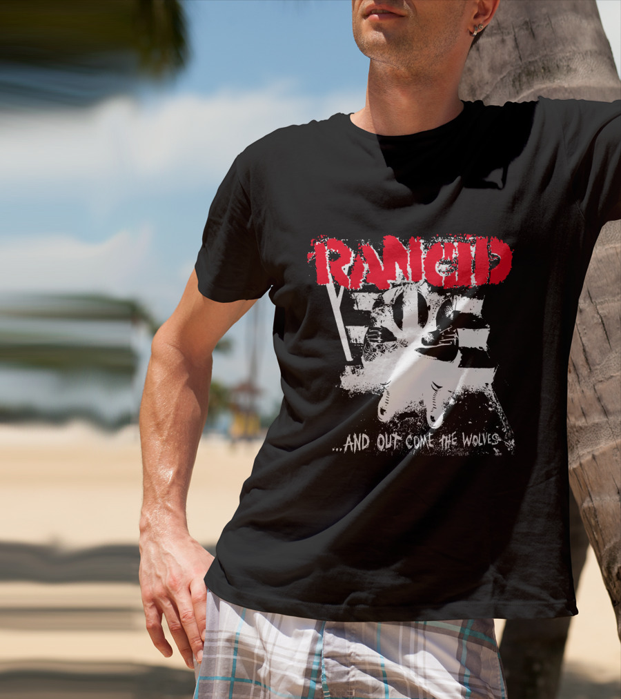 Rancid .And Out Come The Wolves Album Cover T-Shirt